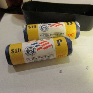 2009 Washington, DC 50 State Quarters Sealed US Mint BU Rolls P&D